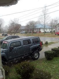 getting some snow...