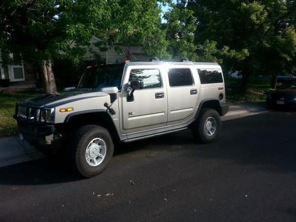 She needs so many things like racks and steps and off road lights...cripes I going to get so poor
