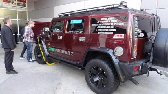 Vehicle on display at 2015 SEMA Show in Las Vegas