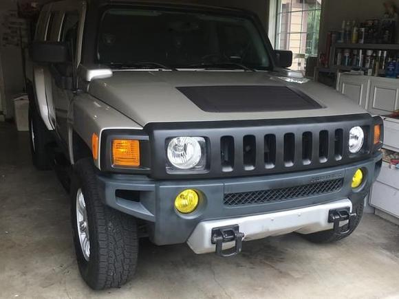 Phase One of chrome be gone!
Removed the grill - https://www.youtube.com/watch?v=shCm6qCiohU
Followed step by step instructions on prep and painting the grill - https://www.youtube.com/watch?v=Y6Cc8O3yhkc
Will most likely remove the lower bumper cover and oen skid plate in order to paint and match to the new flat black grill