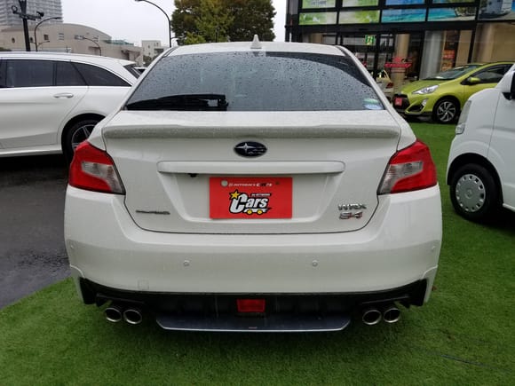 Super Autobacs has a car sales place next to their store and sold a lot of Subarus. Here is a WRX S4