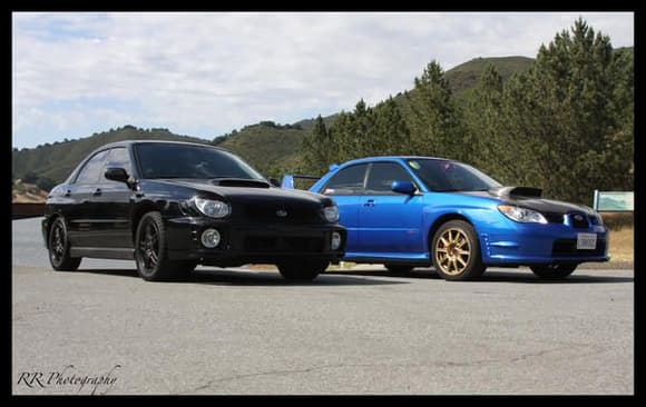 With another Code 3 Racing member, Rodney (2003 WRX)...