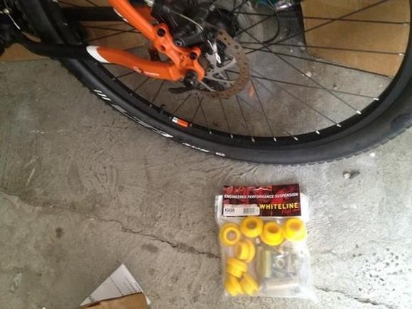 My whiteline rear camber kit 

*Thanks LIC Motorsports