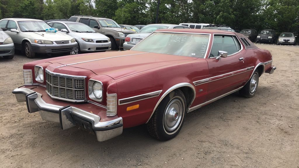 1976 Ford Elite - 1976 ford grand t elite - Used - VIN 6G21H186580 - 13,825 Miles - 8 cyl - Automatic - Coupe - Red - Temple Hills, MD 20784, United States