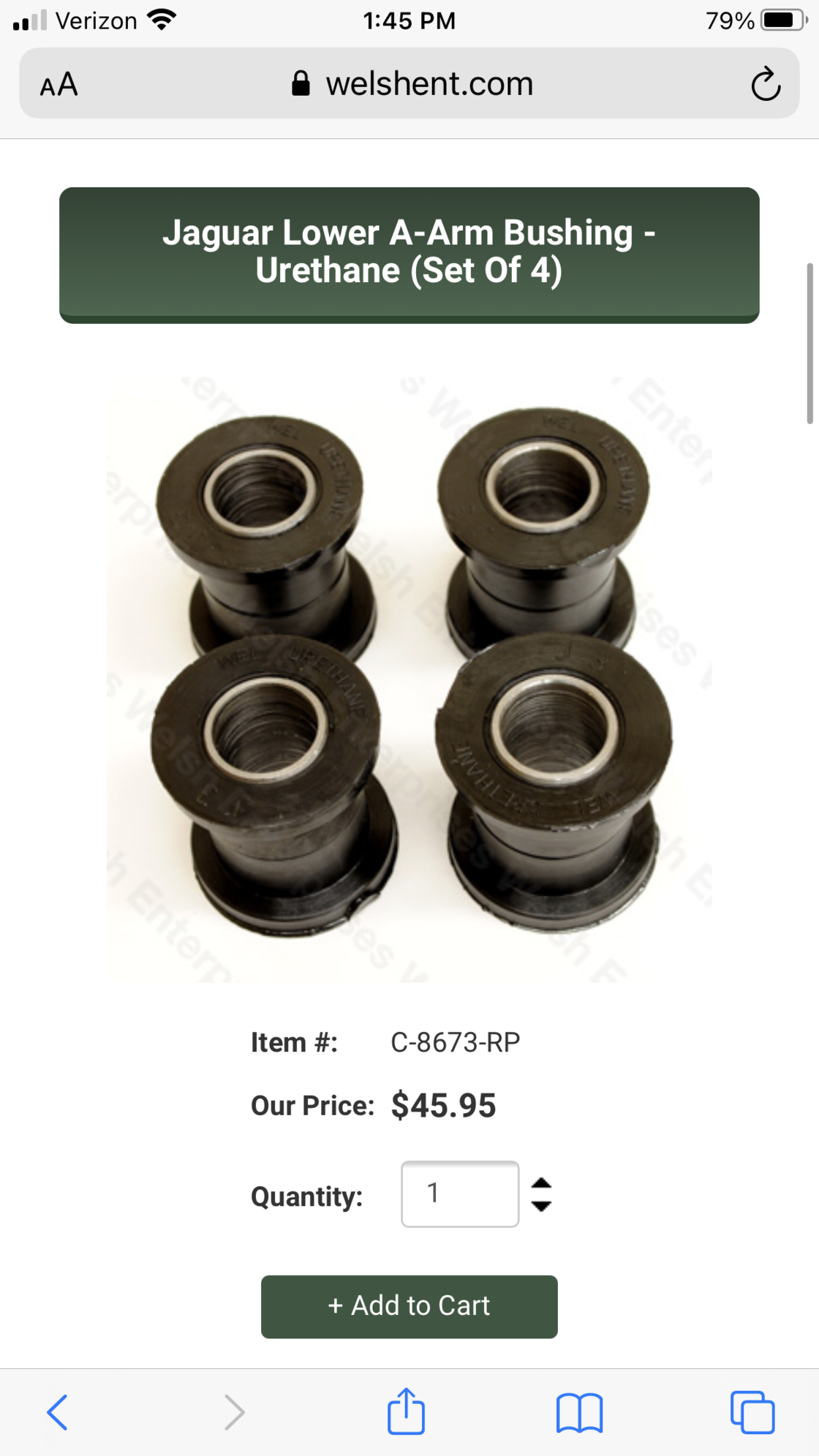 Steering/Suspension - Upper and lower ball joints, and bushings - New - 1980 to 1987 Jaguar XJ6 - Canonsburg, PA 15317, United States
