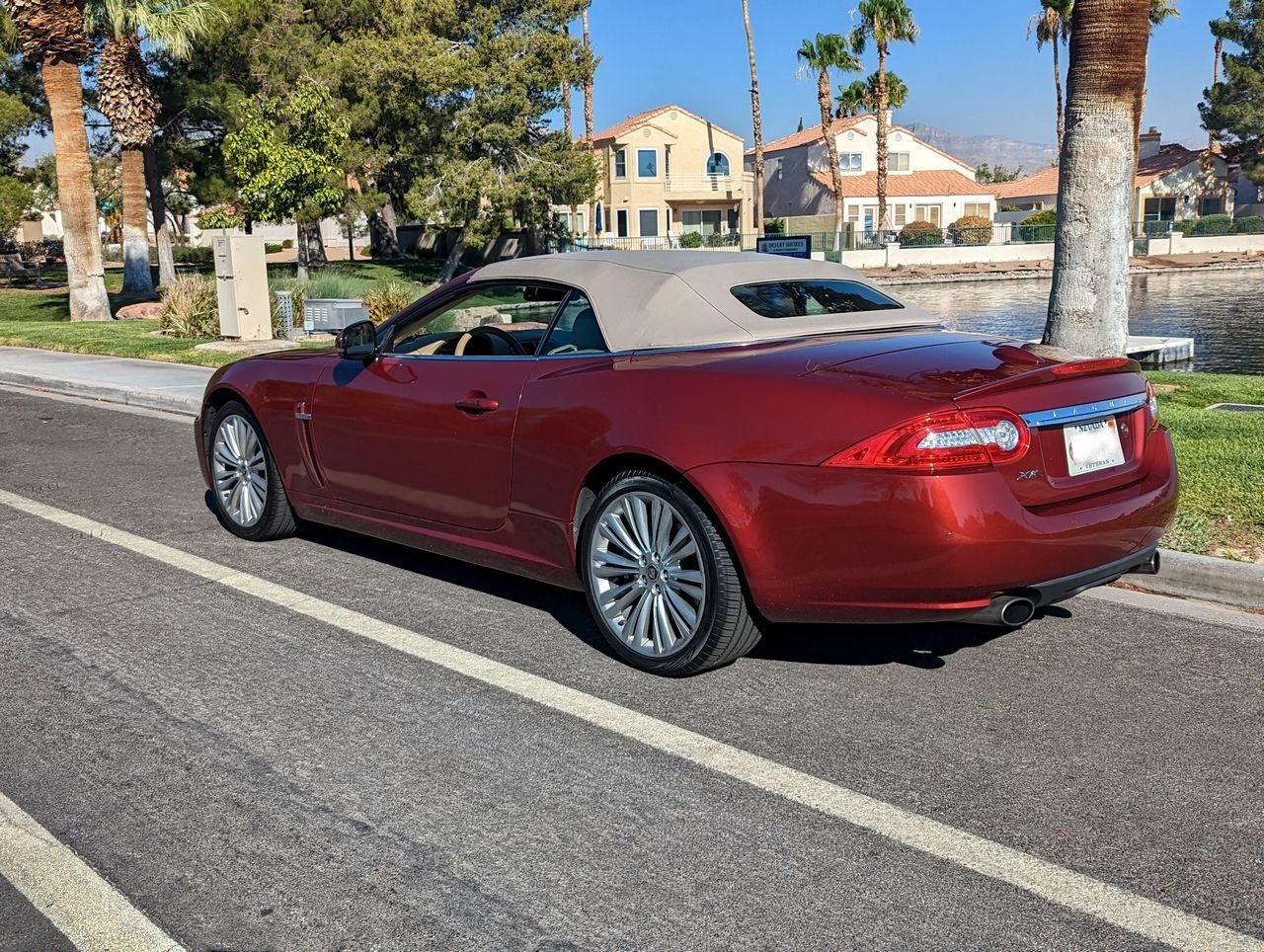 2010 Jaguar XK - 2010 XK Convertible, Claret Metallic - Used - VIN SAJWA4GB7ALB36555 - 8 cyl - 2WD - Automatic - Convertible - Other - Las Vegas, NV 89128, United States