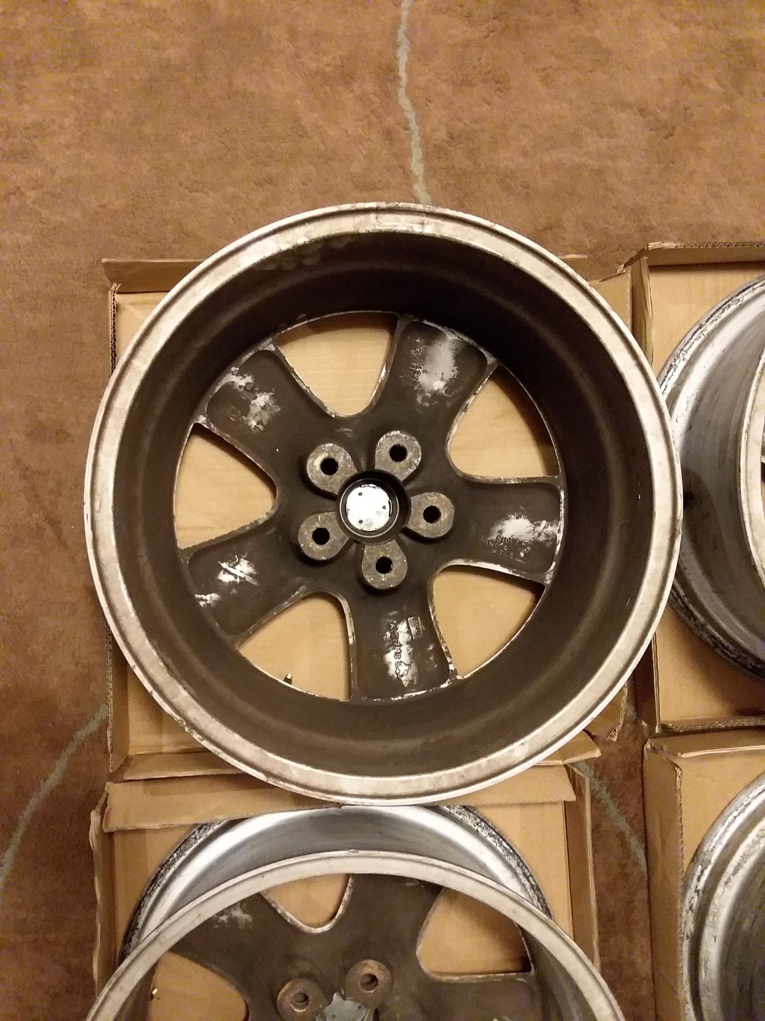 Wheels and Tires/Axles - Jaguar Penta 18x8 OEM Silver wheels SET OF 4 - Used - 1998 to 2003 Jaguar XJR - Columbia, MD 21046, United States