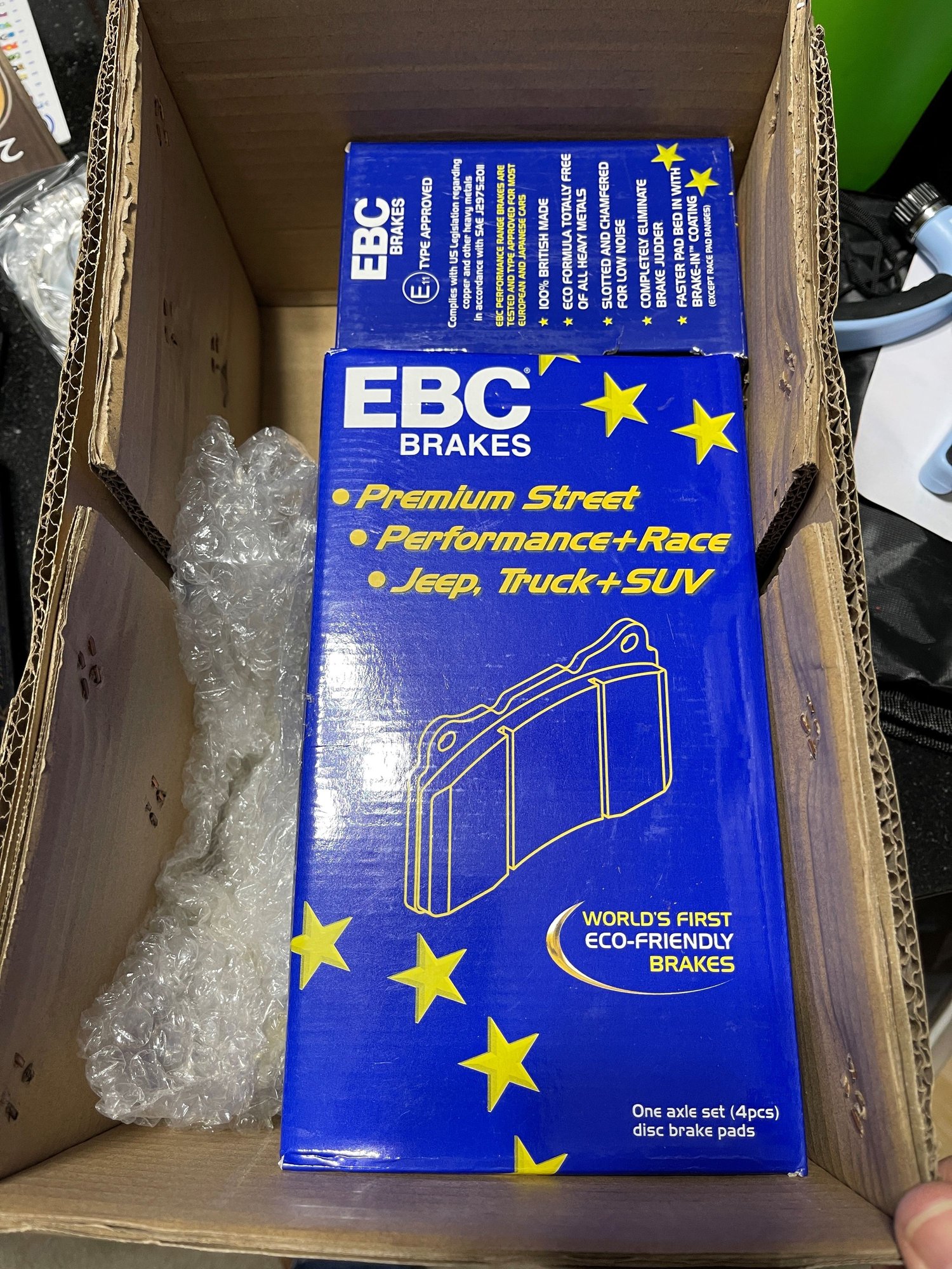 Brakes - EBC Red Stuff for Jag F-Type - New - 2014 to 2020 Jaguar F-Type - Lewis Center, OH 43035, United States