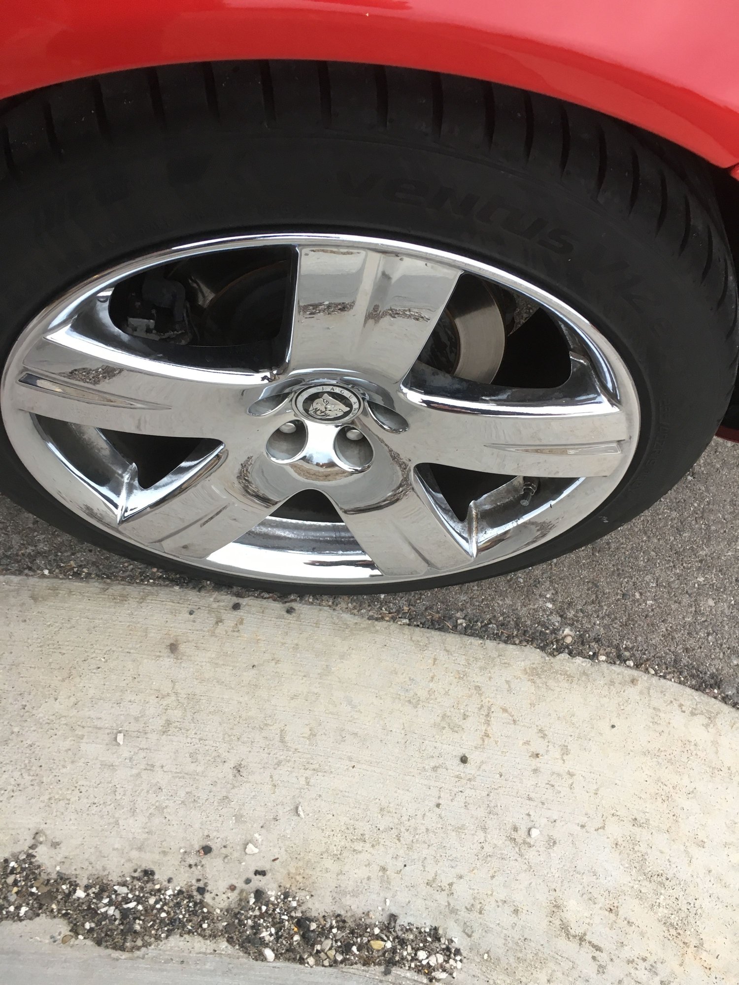 Wheels and Tires/Axles - Set of chromed wheels and tires for sale - Used - 2007 to 2008 Jaguar XK - Waterford, MI 48327, United States