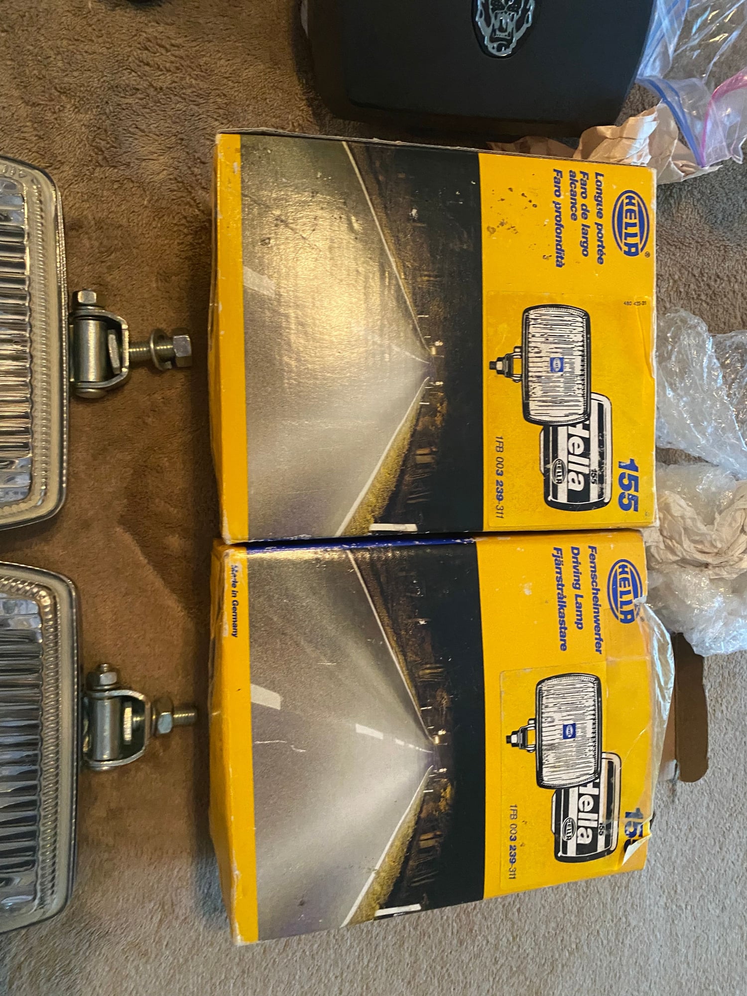 Lights - Brand new oem nos hella xjs fog lamps with new jaguar covers - New - All Years Jaguar XJS - Houston, TX 77077, United States