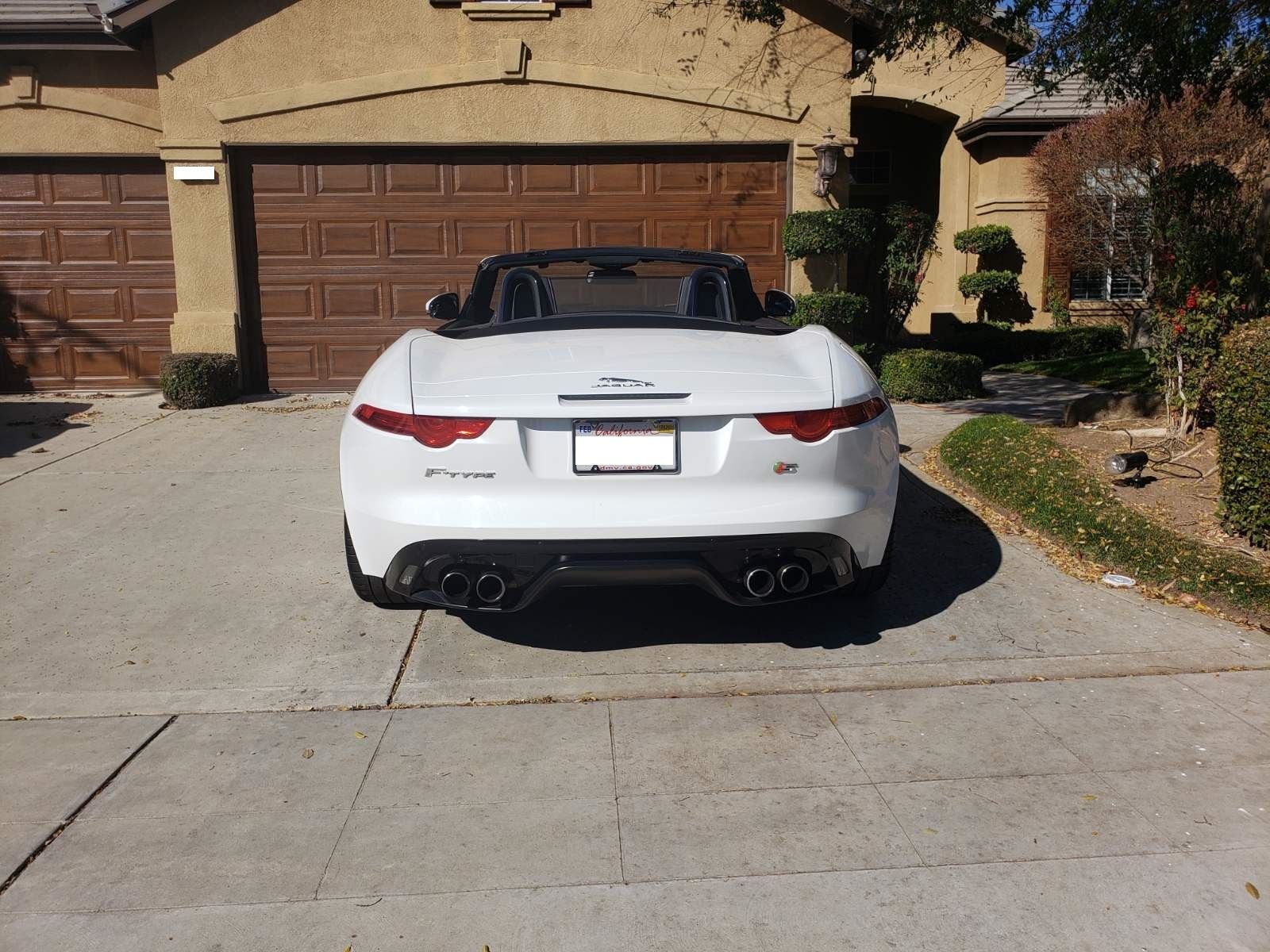 2014 Jaguar F-Type - 2014 F-Type V8S - Clean carfax, Title in hand - Used - VIN SAJWA6GL1EMK07752 - 56,950 Miles - 8 cyl - 2WD - Automatic - Convertible - White - Fresno, CA 93611, United States