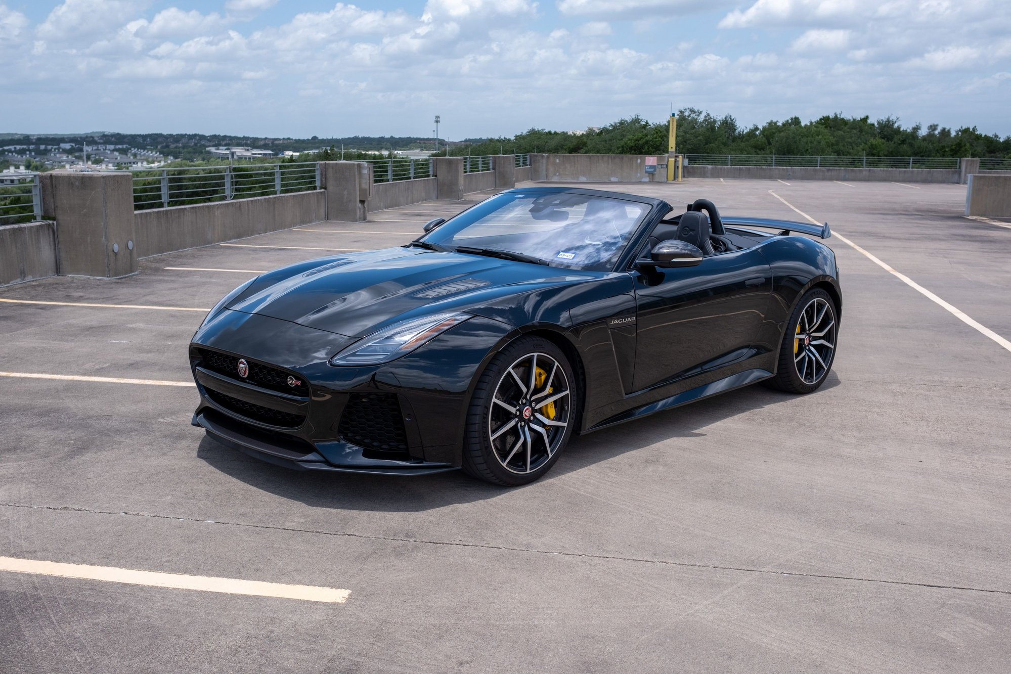 2020 Jaguar F-Type - 2020 F Type SVR Convertible Black exterior, Black interior, CCB, Carbon Fiber Package - Used - VIN SAJDZ5FE5LCK63399 - 12,500 Miles - 8 cyl - AWD - Automatic - Convertible - Black - Austin, TX 78735, United States