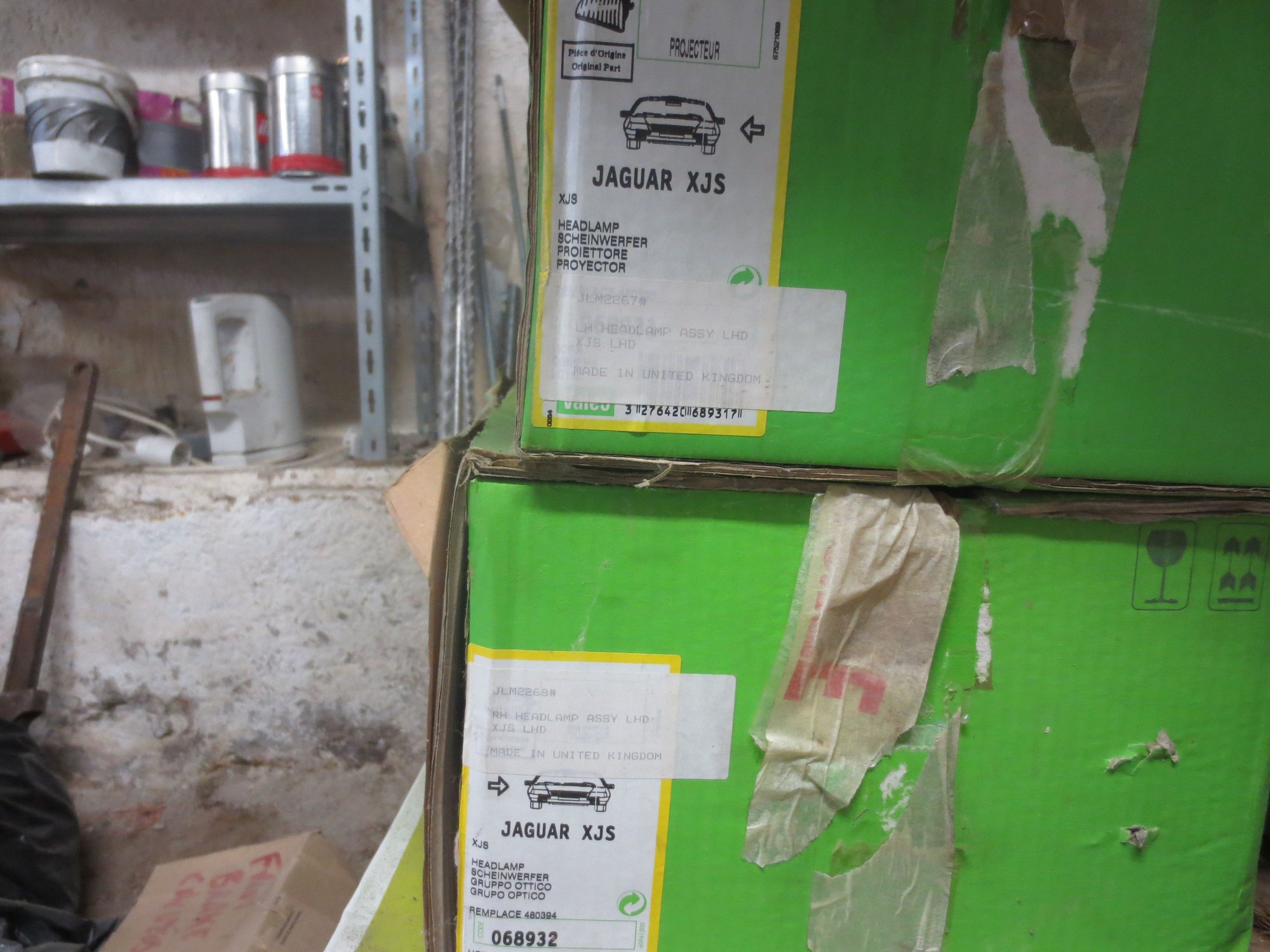 Lights - XJS One-piece headlights Brand New for pre-facelift LHD cars - New - 1975 to 1991 Jaguar XJS - Dijon, France