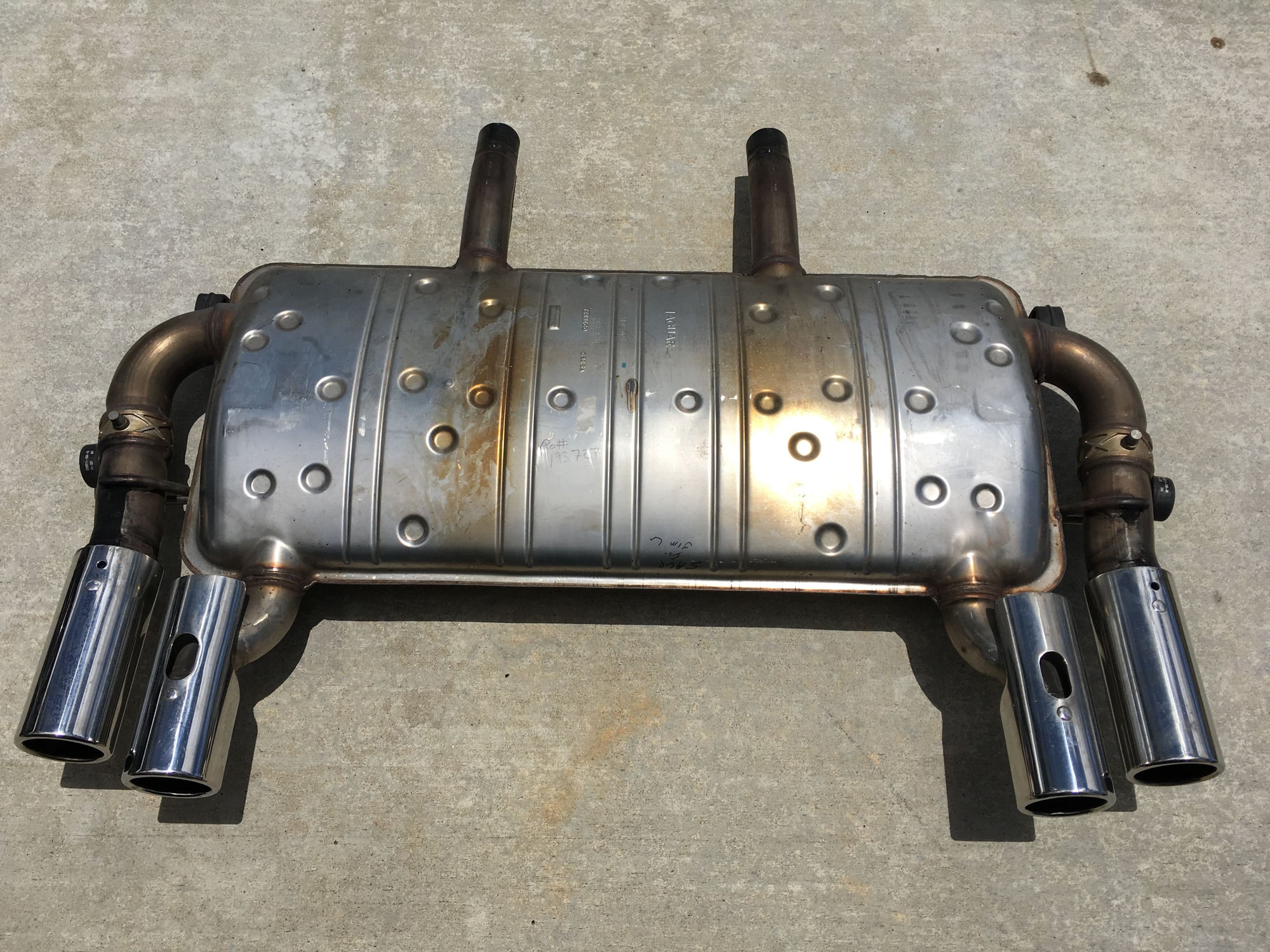 Engine - Exhaust - Jaguar F-Type OEM V8 R Exhaust - Used - 2014 to 2018 Jaguar F-Type - Santa Ana, CA 92704, United States