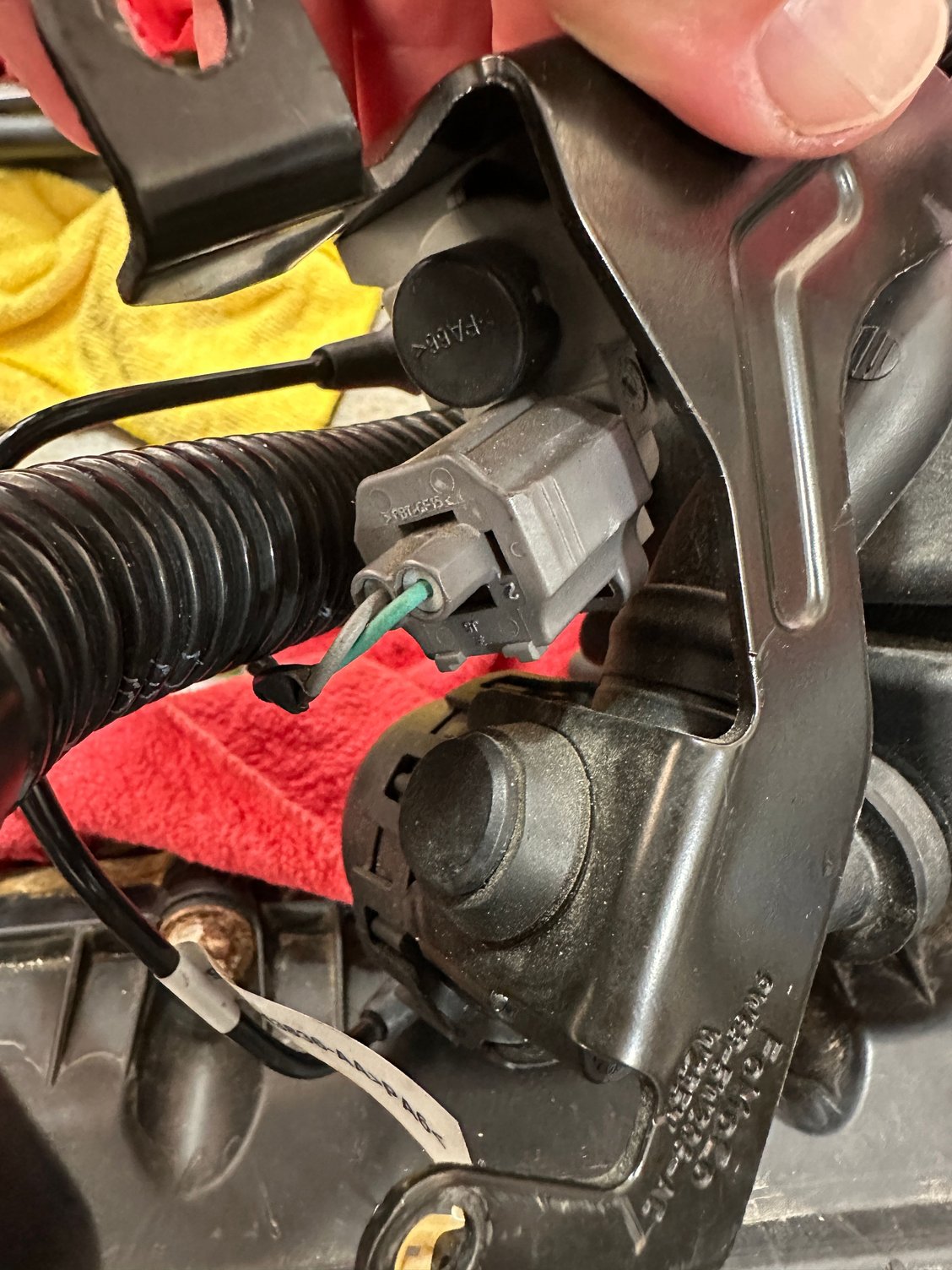 Harness connection into symposer. 