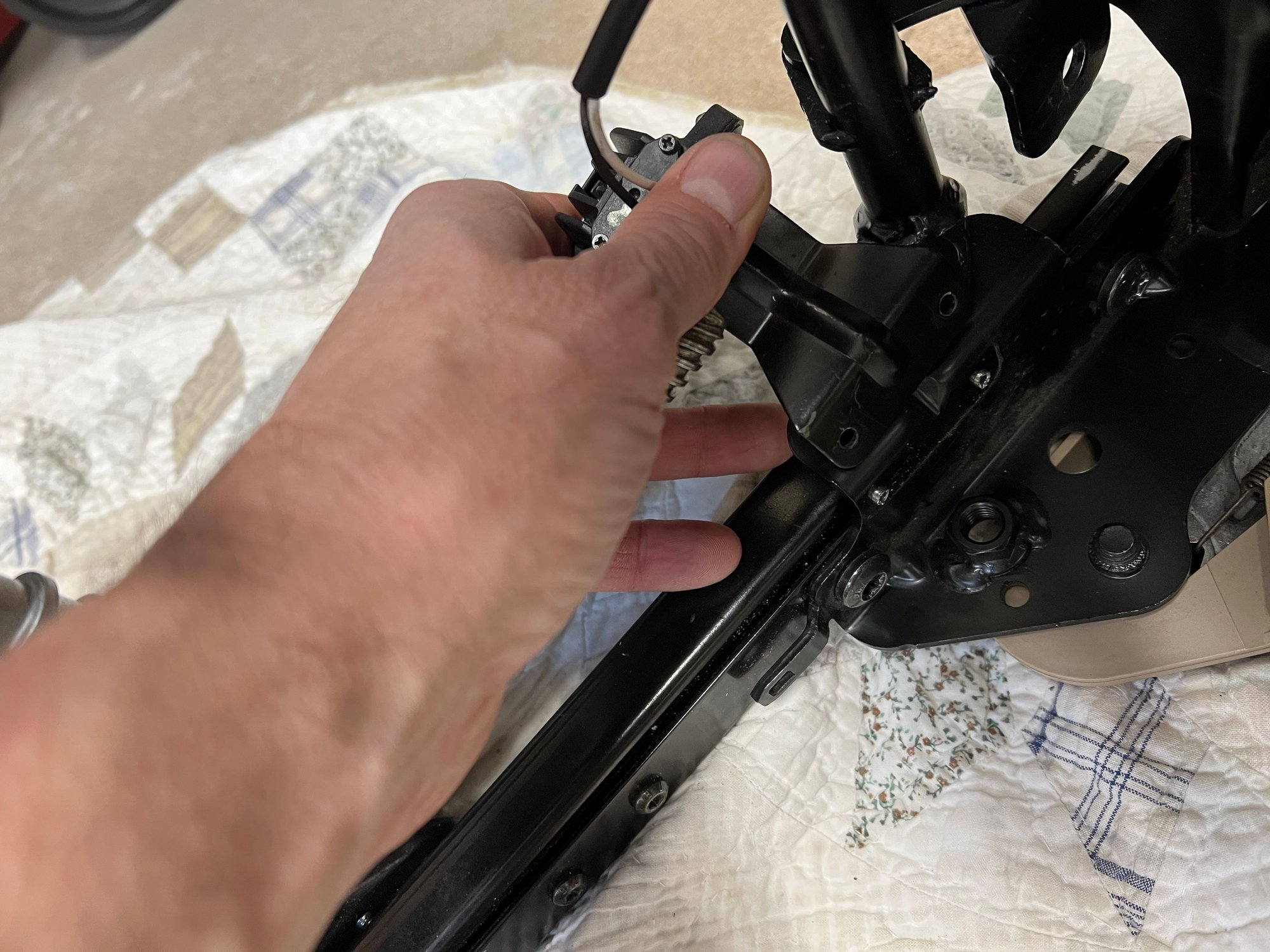 Removing the fore/aft memory sensor