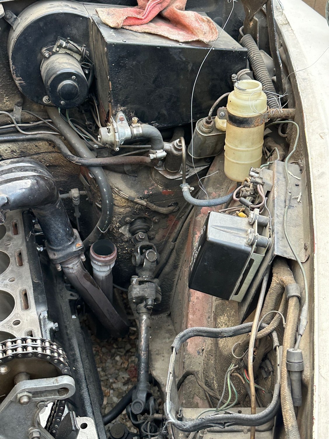 Where does the brake master cylinder go? what about the clutch cylinder?