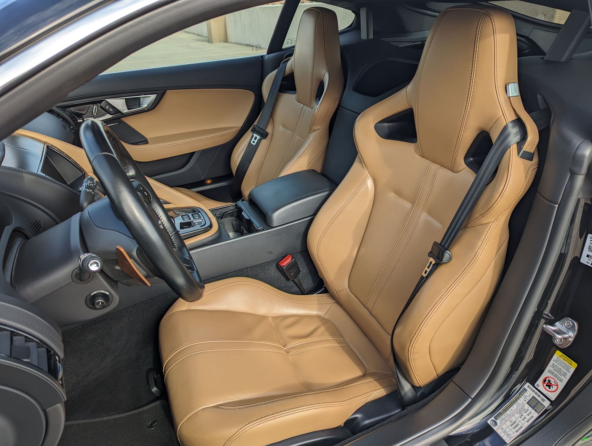 2015 Jaguar F-Type - 2015 F Type S - Metallic Black / Camel Leather - $36k - Used - VIN SAJWA6BU6F8K17624 - 6 cyl - 2WD - Automatic - Coupe - Black - Portsmouth, NH 03801, United States