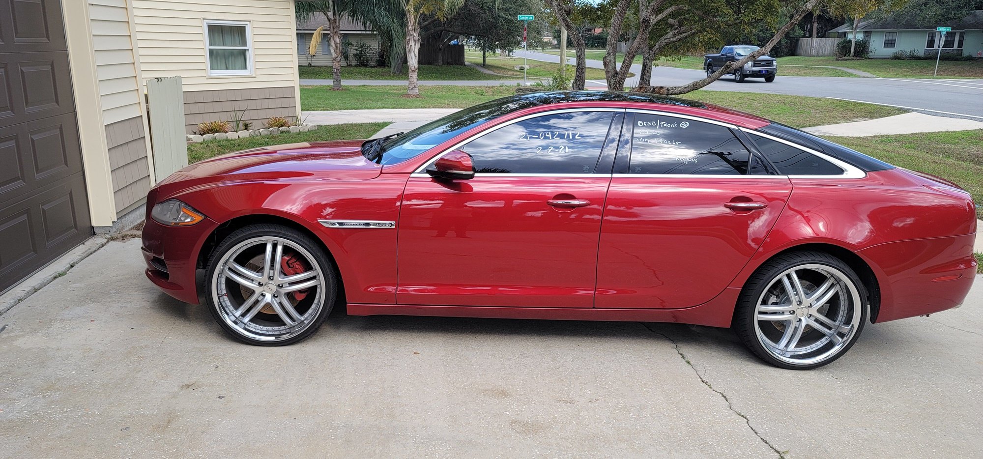 2012 Jaguar XJ - 2012 xj 5.0 v8 - Used - VIN sajwa1cb1clv30265 - 160,000 Miles - 8 cyl - 2WD - Automatic - Sedan - Red - Cocoa, FL 32927, United States