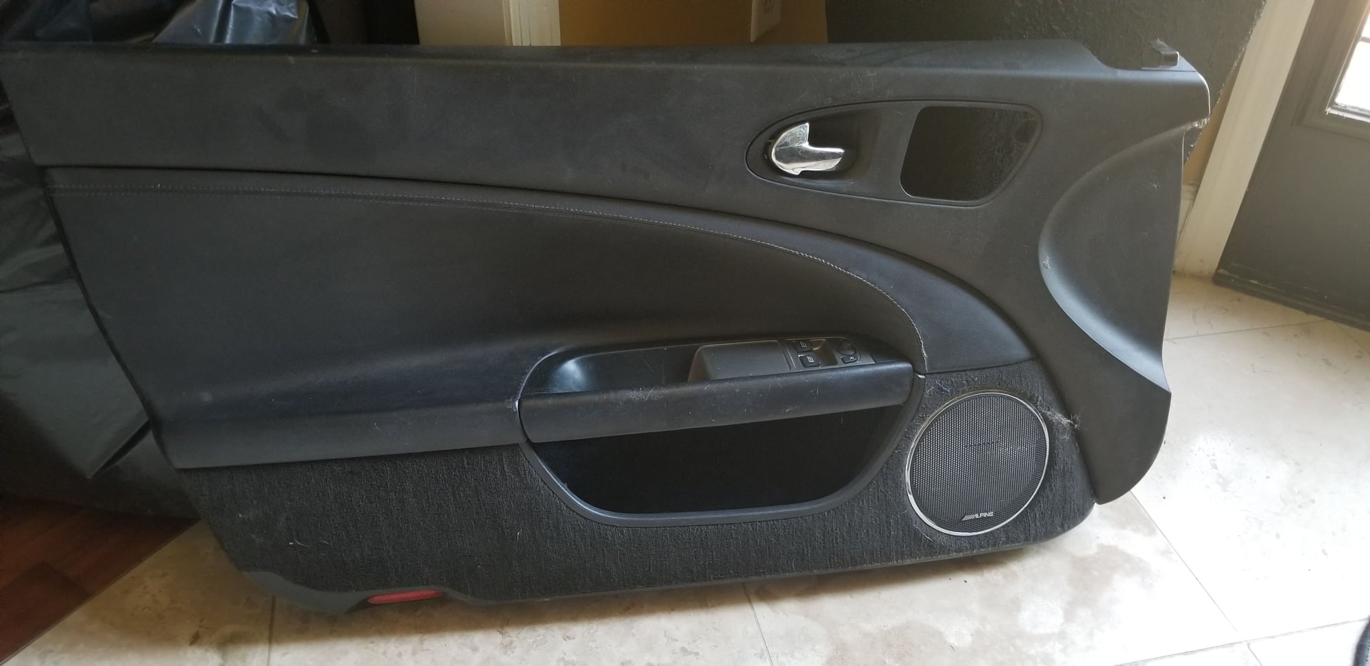 Interior/Upholstery - Door interior leather black Driver left side - Used - 2006 to 2014 Jaguar XK - Johns Creek, GA 30022, United States