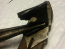 Used heat gun to warm it up then bent and cooled against larger metal