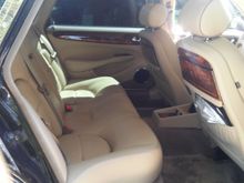 5 inches of extra leg-room compared to the XJR!