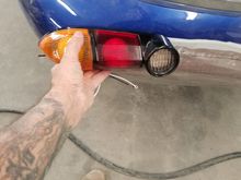 Test Fitting Tail Light