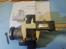 2001 XKR thinner old-style 2-piece Water Pump (with gasket)
