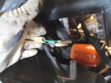 What is that white connector for? It was just hanging there.