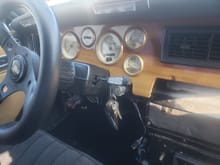 New dash and gauges in the '80