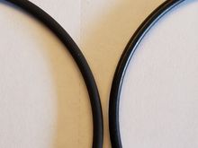 Side by side.  148 Viton is on left, JLM292 is on right