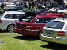 Three Wagons at Huntington Beach Concours