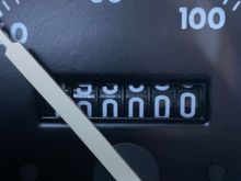 Trip odometer is loony. 