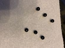 3/16” nylon plugs from Lowes, painted to match car