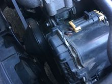 Thing under the thermostat housing.