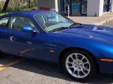 1999 XKR - Antigua blue with Cashmere leather....