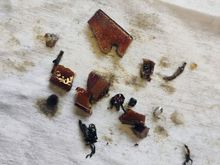 tensioner bits from oil pickup