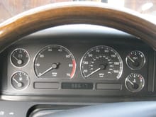 Alloy gauge rings added to my 1997 XJR6.