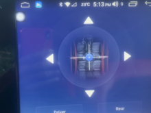 Jaguar XK Tesla Screen balance