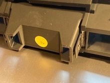 Here you can see the plastic tabs. 