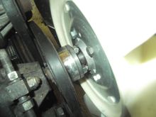 Hub and spacer close up