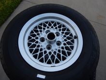Five XJS basket weave wheels thus... need a new home