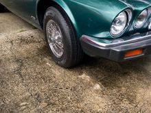 Nothing at all!!!  Just had a small bit between tread of tire, and it peeled right out!!!!