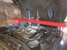 Beam support engine to drop subframe