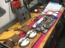 Following a suggestion in a Hagerty article - build the dash on the bench!