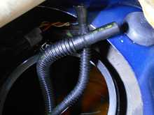 One hose obviously fits bard, other just drops into hole ?