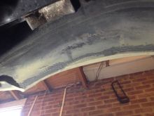 I saw some one do this awhile back and had forgotten this bodge (do away with the lip and weld a strip along wheel arch lip and inner arch)