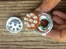 Through the original bill holder