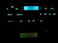 Happy to post, but note that the 2 leds in the middle (temp up and down) have since stopped working. Also, the hazard switch used to glow, and that has stopped too (although it flashes when in operation). Never a dull moment with these cars 😜 