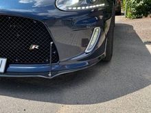 "Euro law" headlights on and DRL dimmed to parkinglights only. 